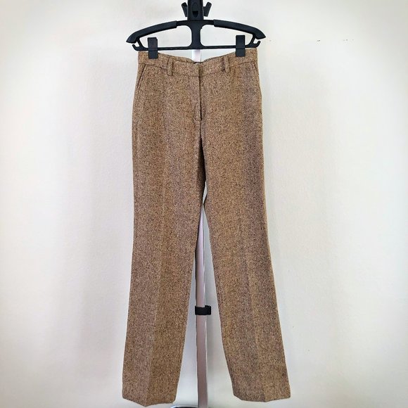 Tono Su Tono Tri-blend Tan Wool Slacks (4) - Picture 1 of 6